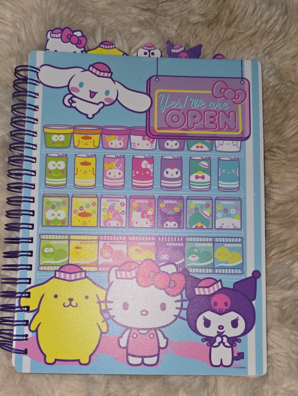 Hello Kitty Journal/Notebook with Tabs 80 Sheets